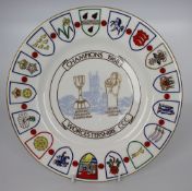 Pair of Royal Worcester Cricket Plates