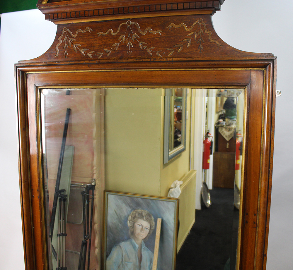 Tall Mahogany & Parcel Gilt Mirror c.1900 - Image 3 of 5