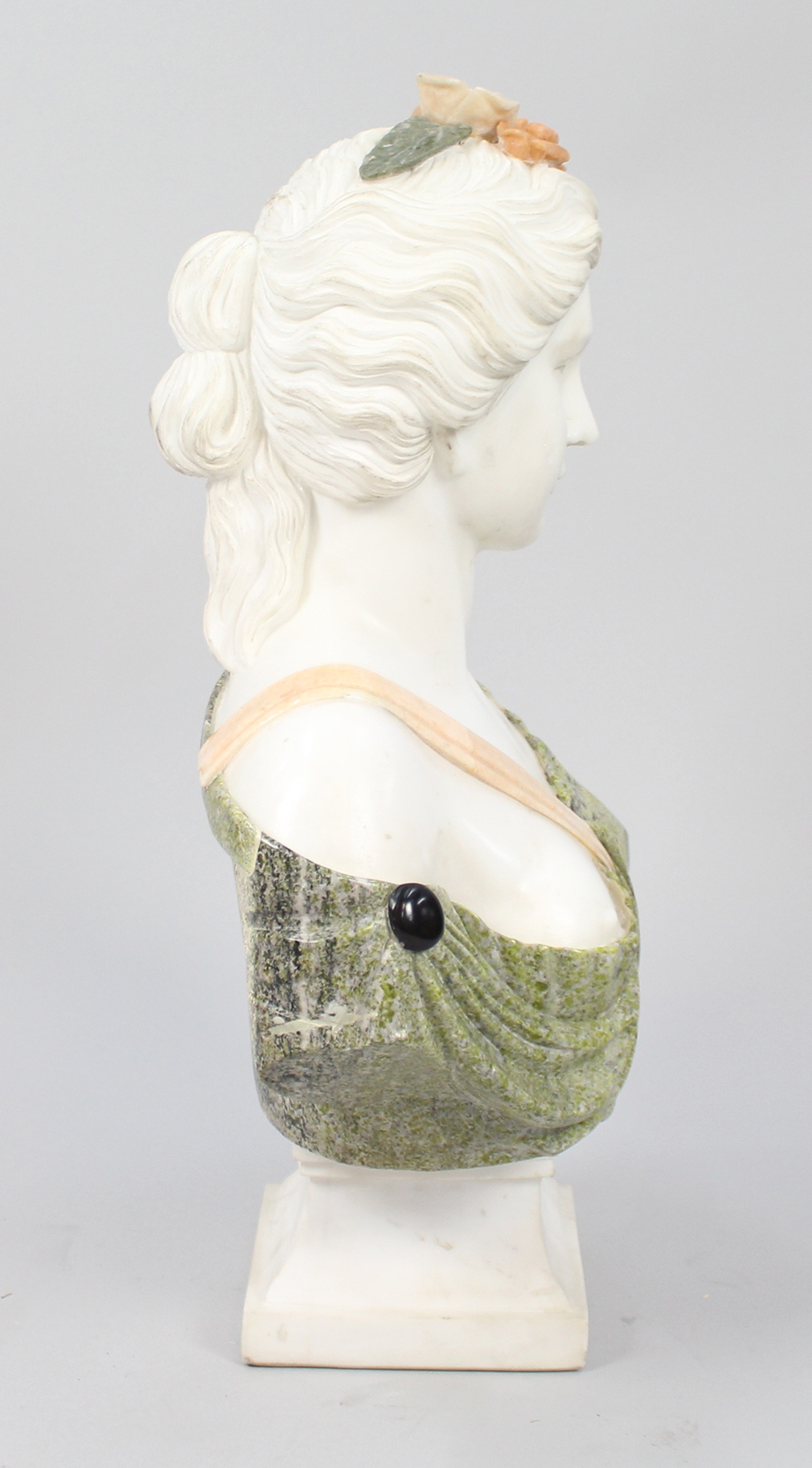 Classical Style Marble Bust of Lady - Image 3 of 10