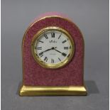 Small Aynsley Senator Porcelain Mantle Clock