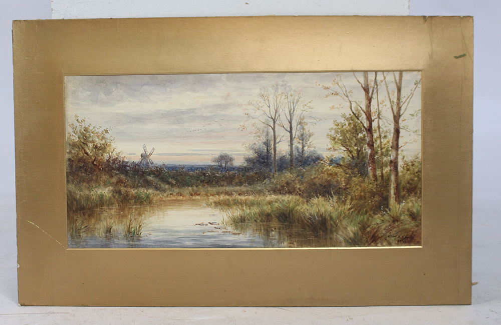 Watercolour Landscape Signed 1925