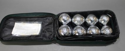 Cased Set of 6 Boulles