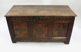 Antique 17th c. English Oak Coffer