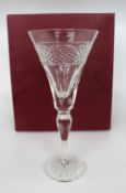 Set of 12 Tudor Crystal Castile Pattern Wine Glasses