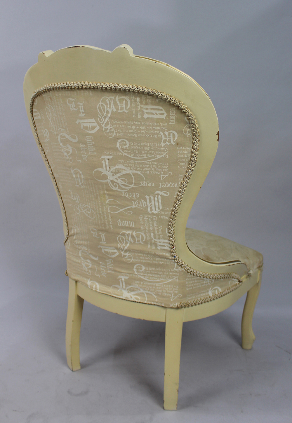 Continental Painted Salon Chair - Image 5 of 5