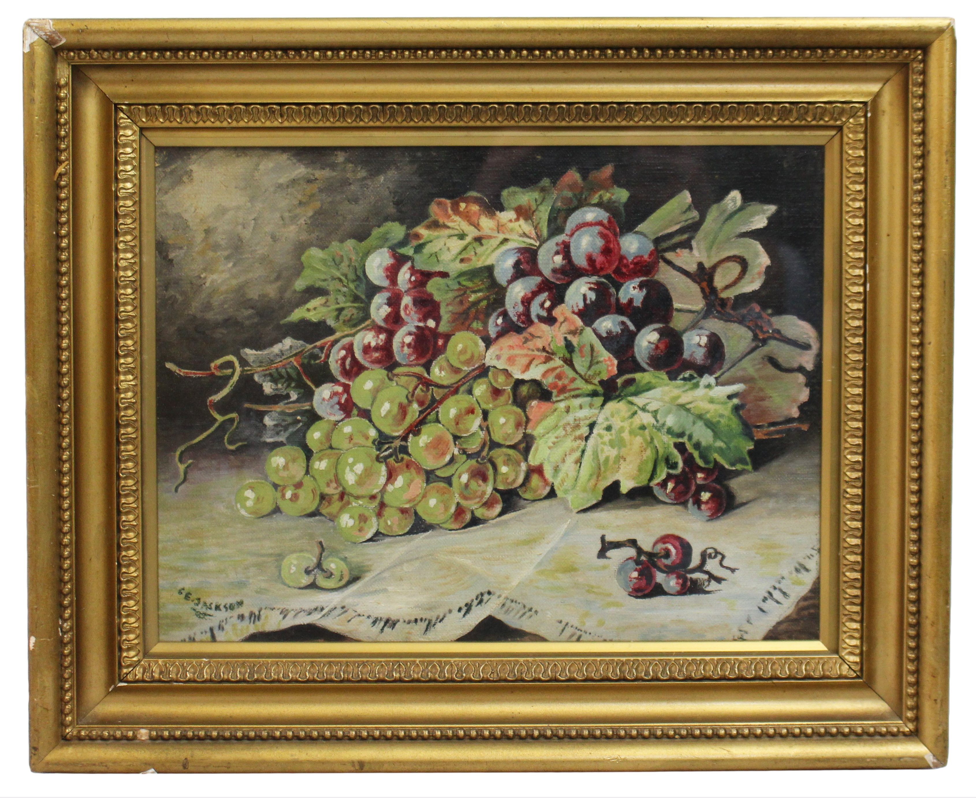 Pair of Signed Still Life Paintings Oil on Canvas - Image 2 of 6
