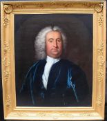 English 18th c. Portrait of a Gentleman Oil on Canvas