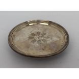 Early Victorian Solid Silver Church Paten Dish