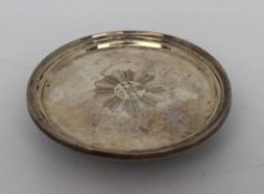 Early Victorian Solid Silver Church Paten Dish