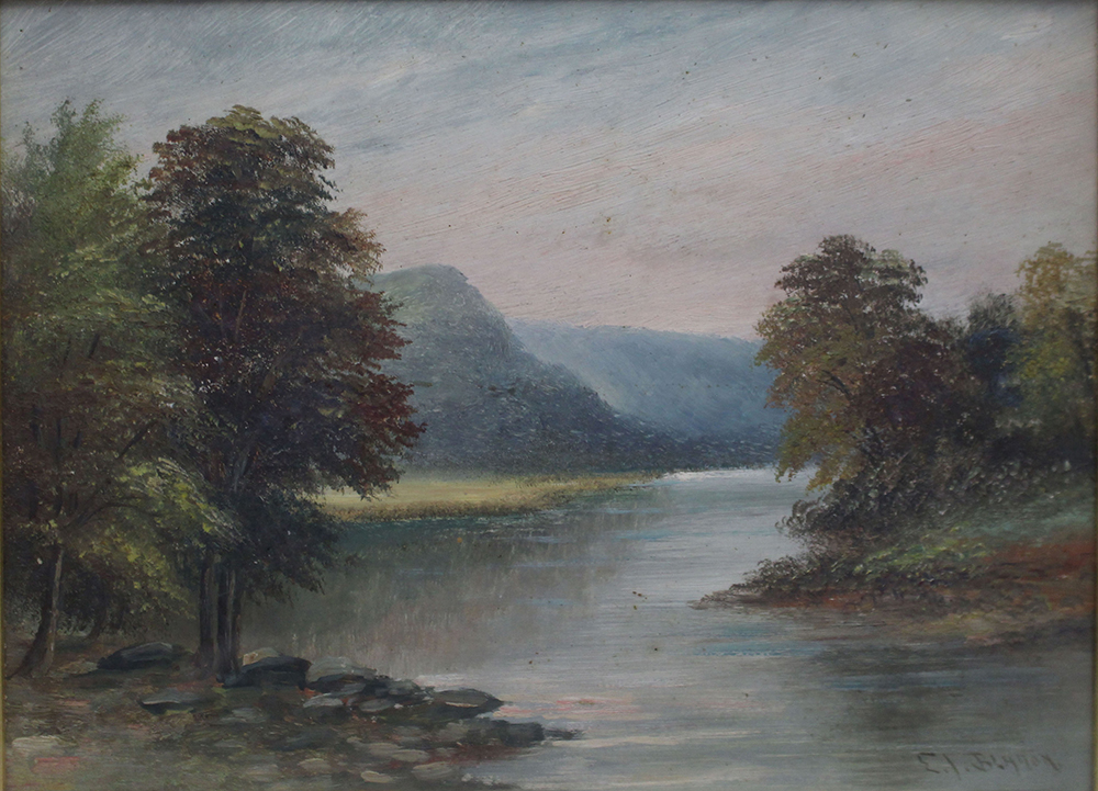 Late 19th c. Landscape by E.J.Bladon (British) - Image 2 of 6