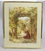 "The Little Gardener" Framed Print