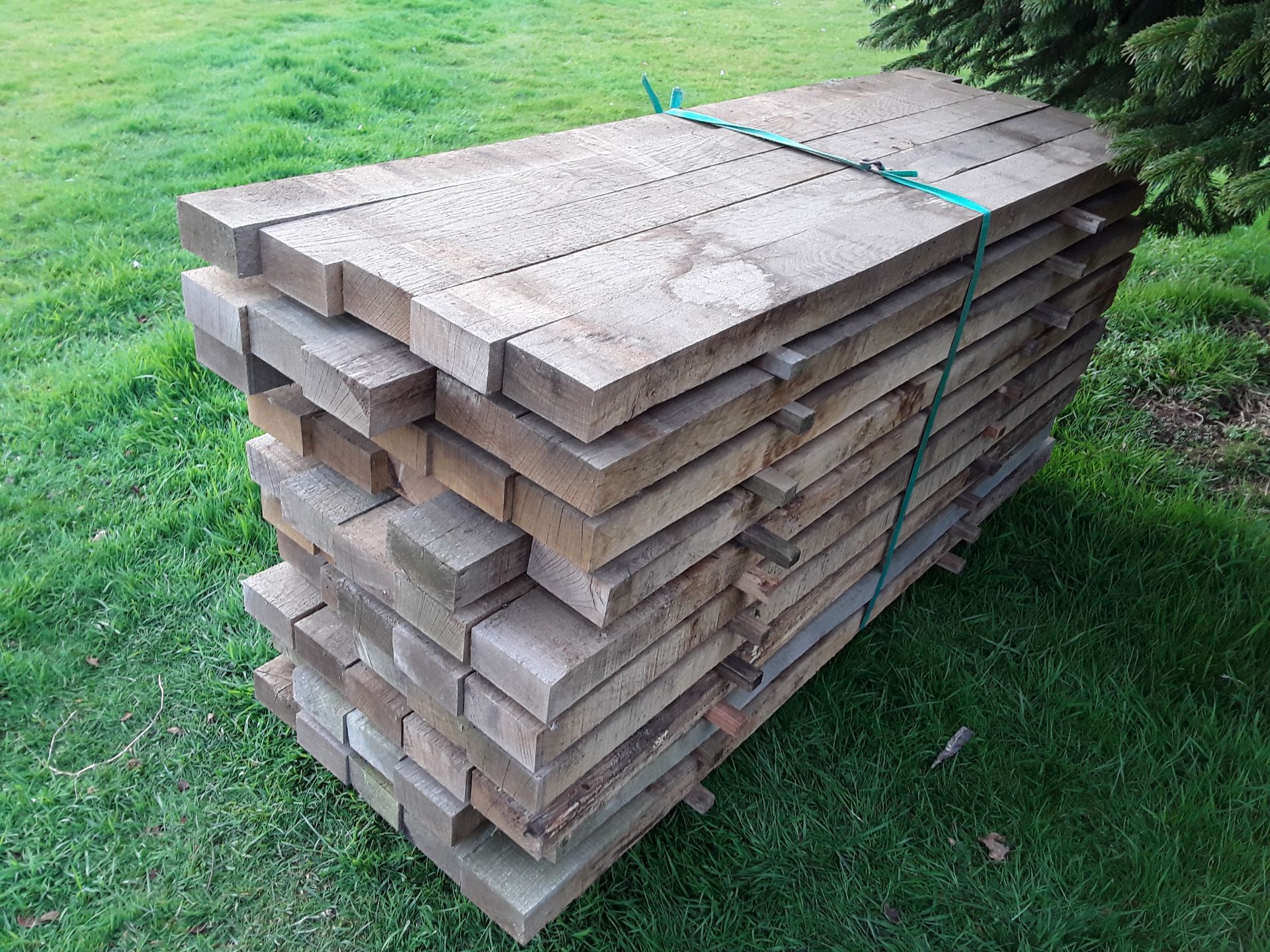 50 x Hardwood Air Dried Sawn English Oak Posts - Image 5 of 7