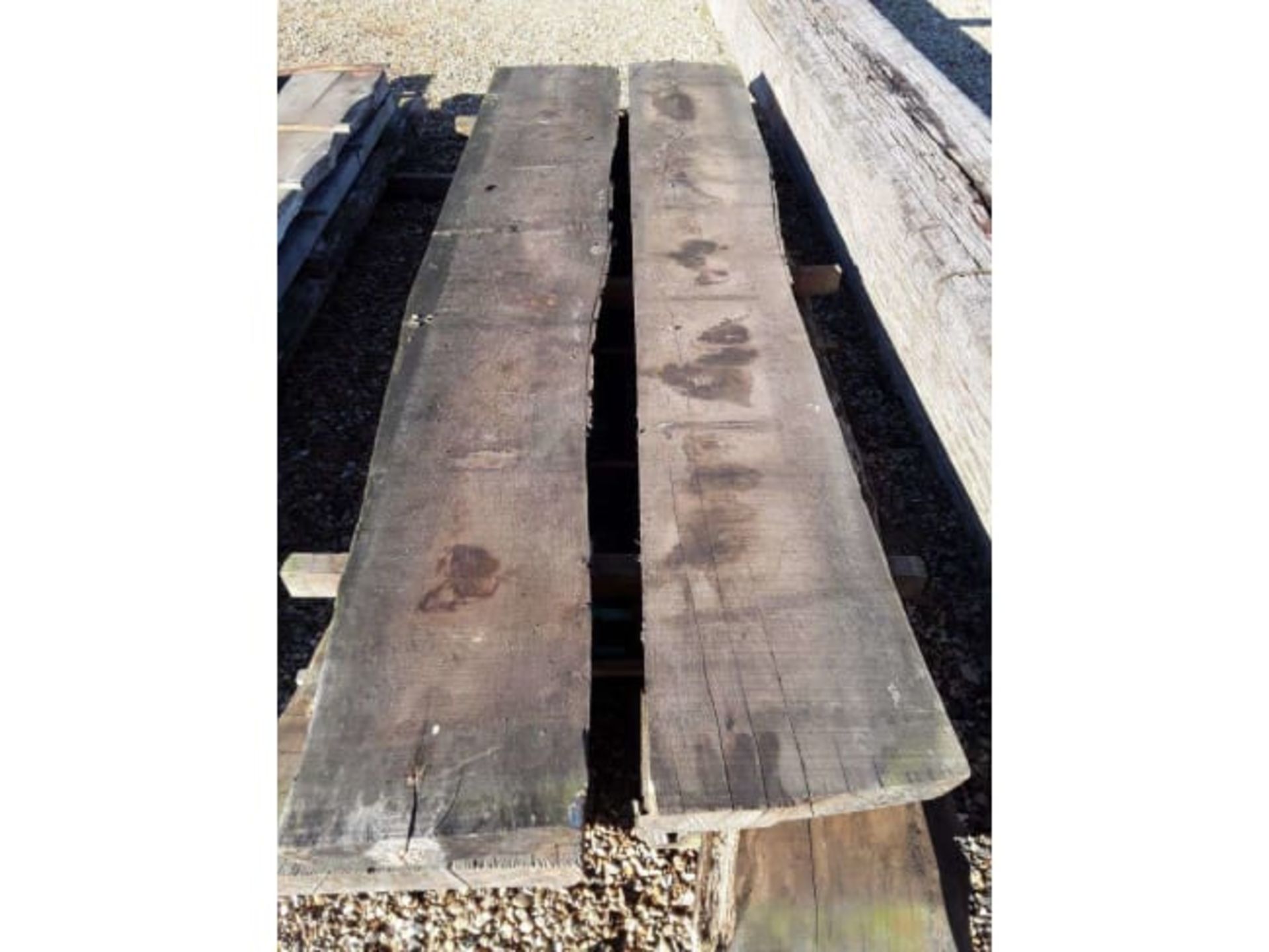 5 x Hardwood Air Dried Sawn Waney Edge/ Live Edge Timber English Ash Boards / Slabs - Image 6 of 6