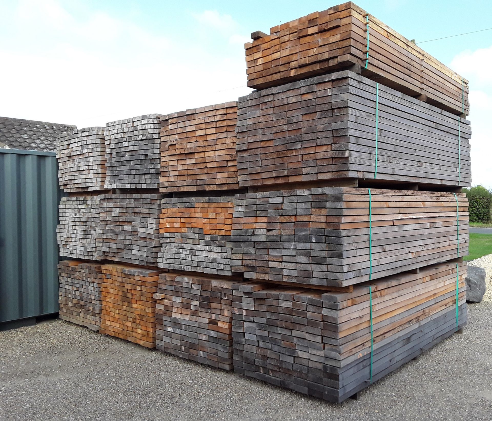 50 x Softwood Sawn Untreated Larch & Douglas Fir Rails / Fence Rails ( Seconds )