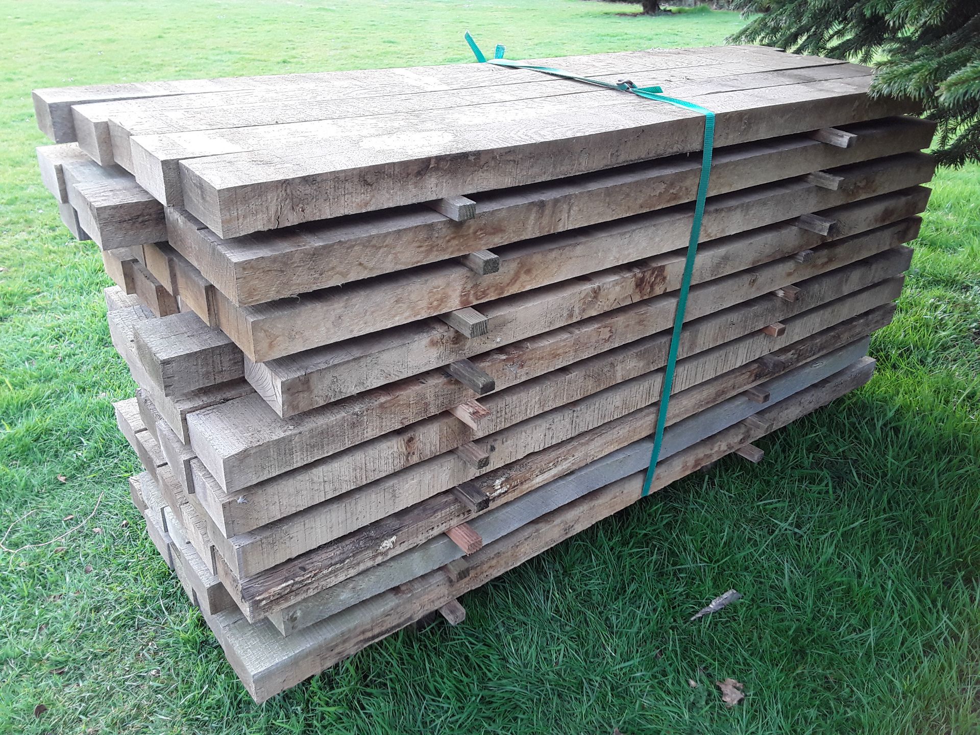 50 x Hardwood Air Dried Sawn English Oak Posts - Image 6 of 7