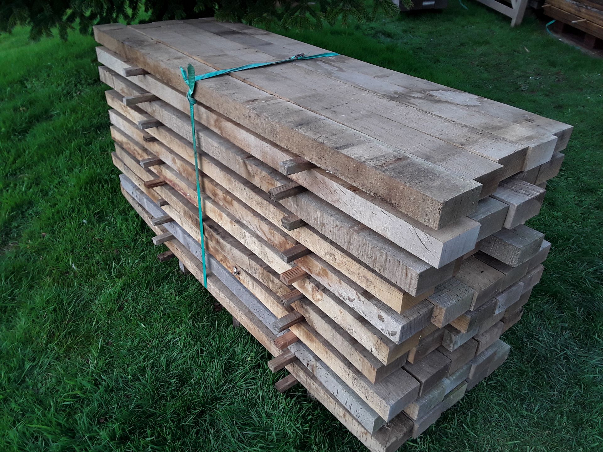 50 x Hardwood Air Dried Sawn English Oak Posts