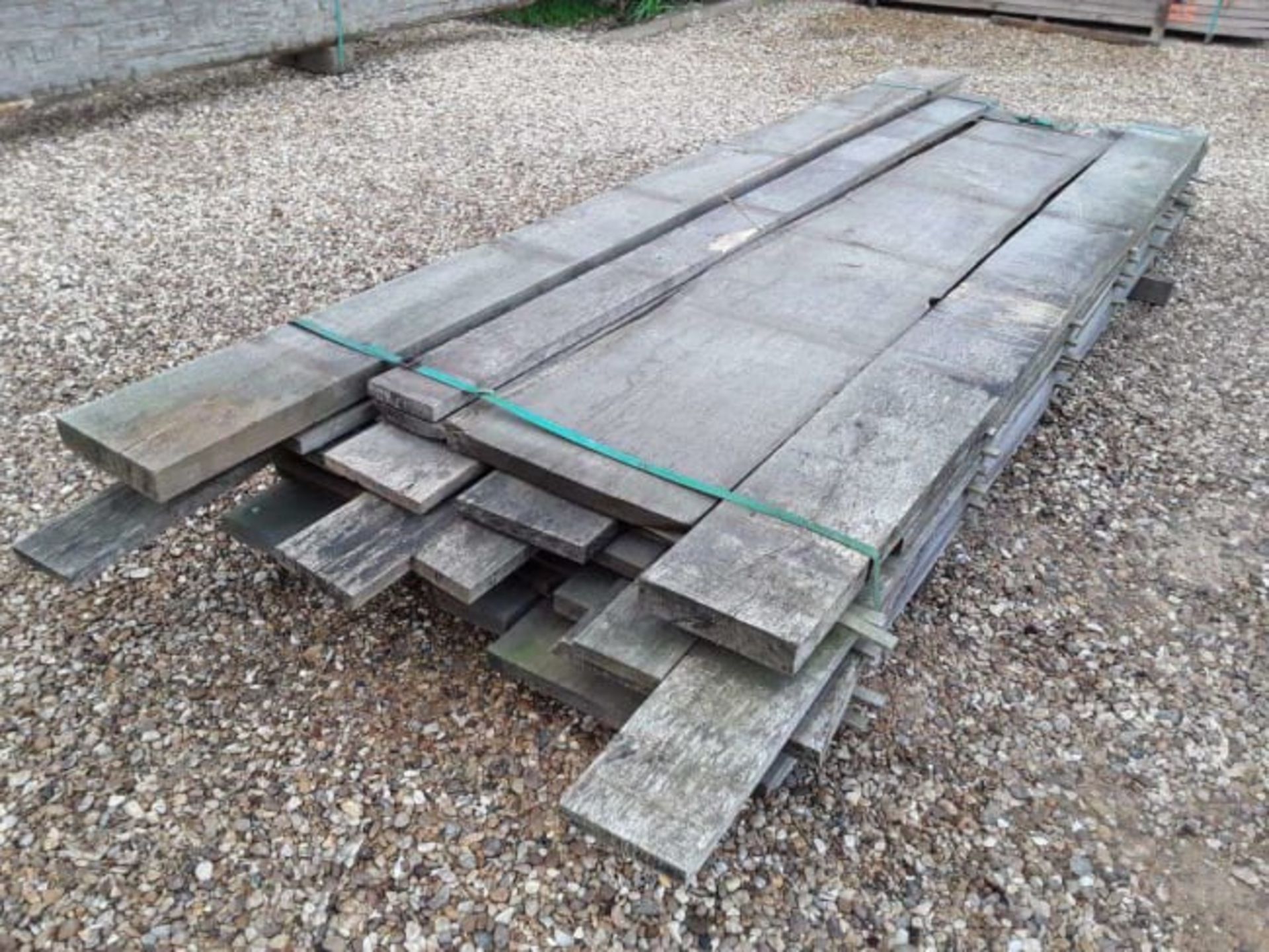 30 x Hardwood Air Dried Timber Sawn Waney Edge / Live Edge English Oak Boards / Planks
