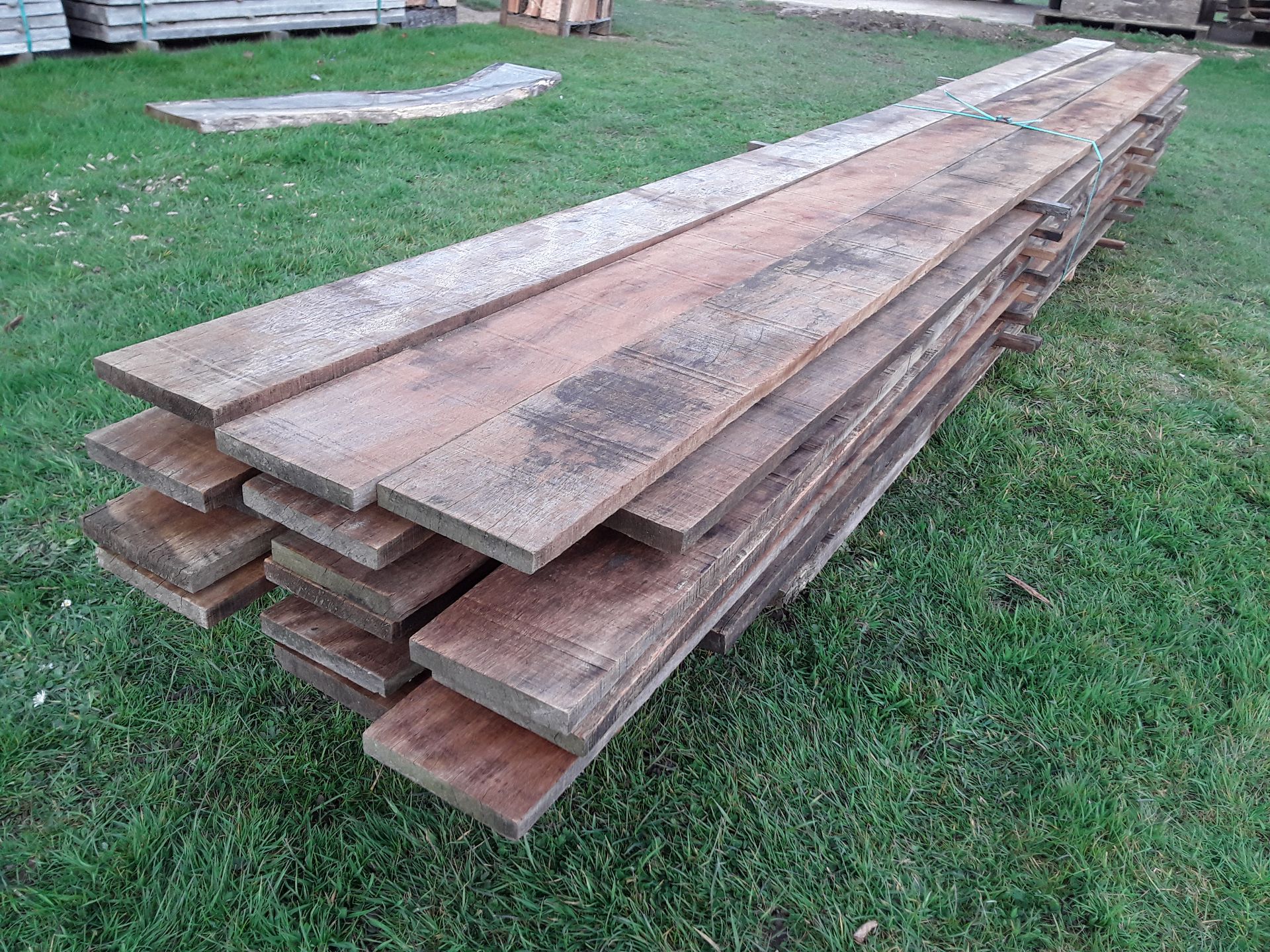 24 x Hardwood Air Dried Timber African Opepe Boards / Planks