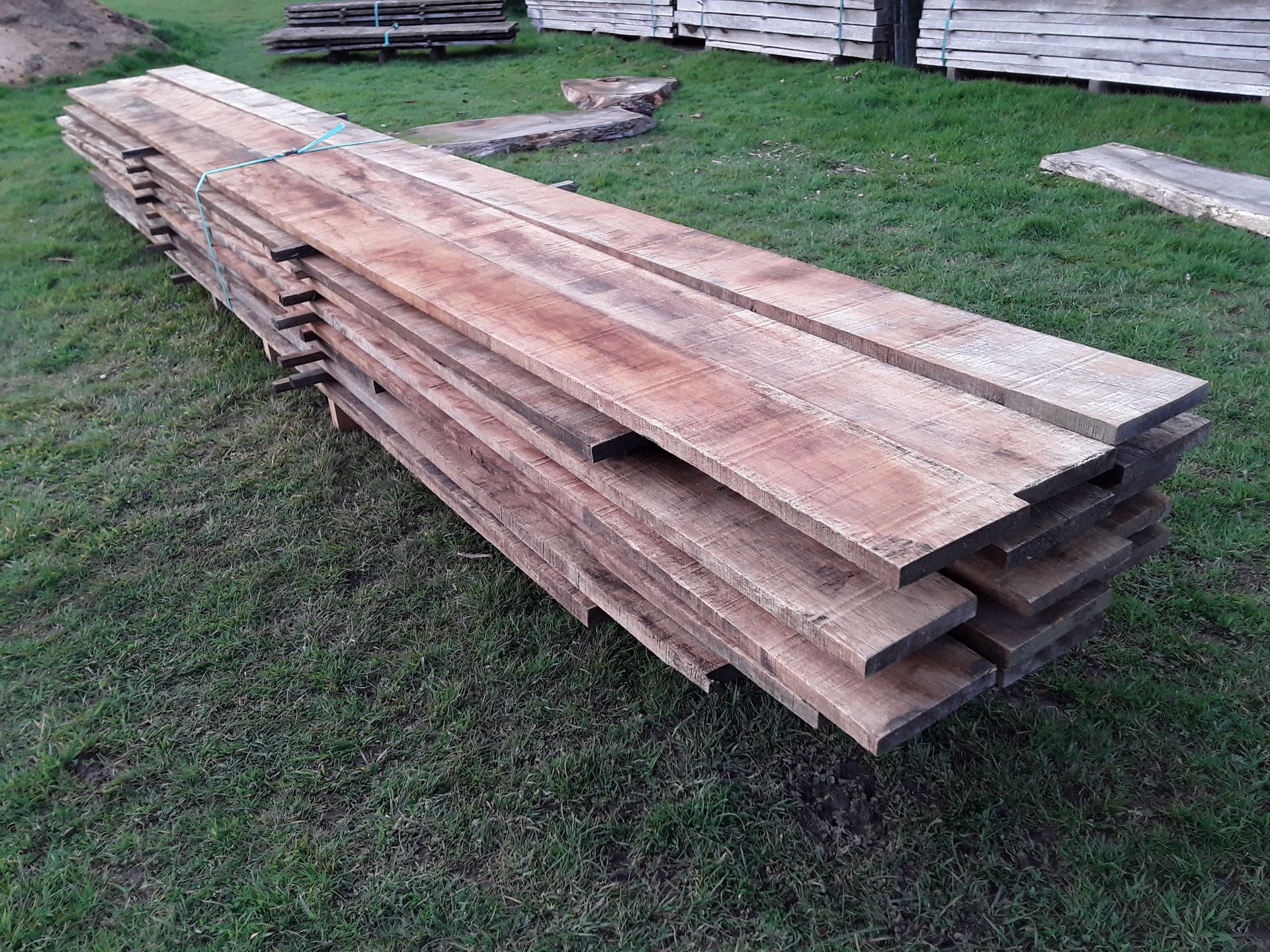 24 x Hardwood Air Dried Timber African Opepe Boards / Planks - Image 2 of 10