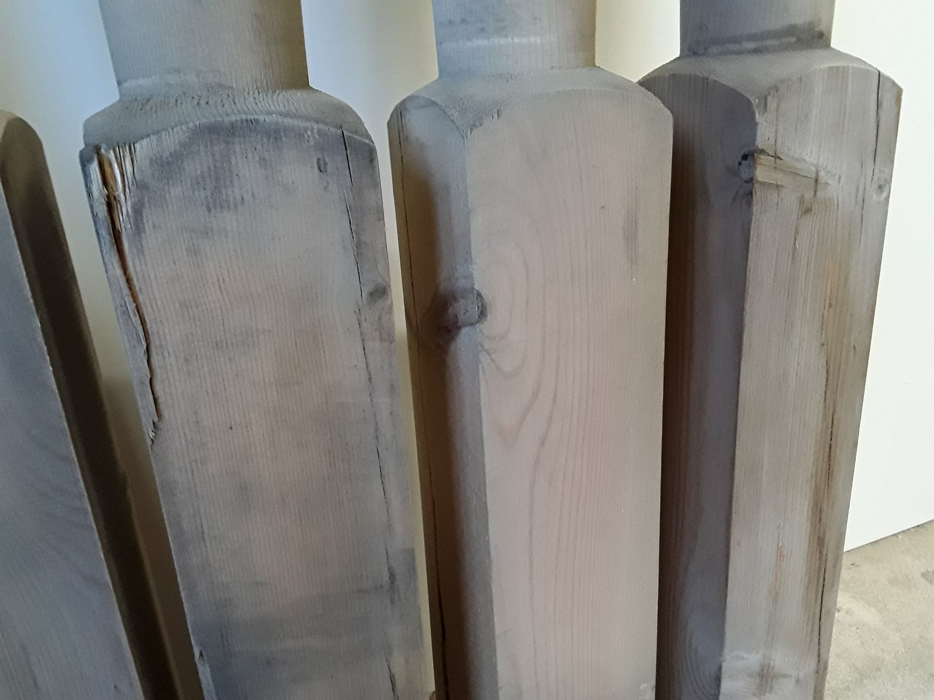 8 x Treated Softwood Decking Newel Posts With Ball Cap ( Rejects ) - Image 8 of 9