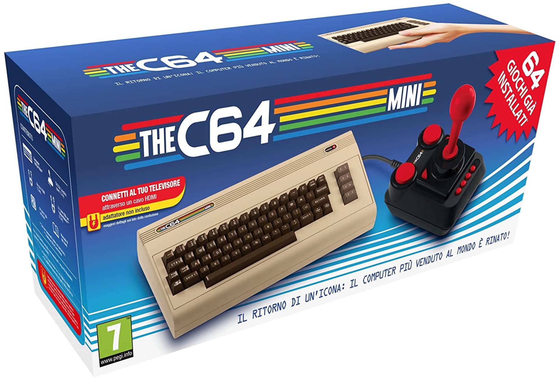 (8A) Lot RRP £149.97. 3x Items. 2x The C64 Mini Retro Console (64 Built In Games) RRP £49.99 Each.