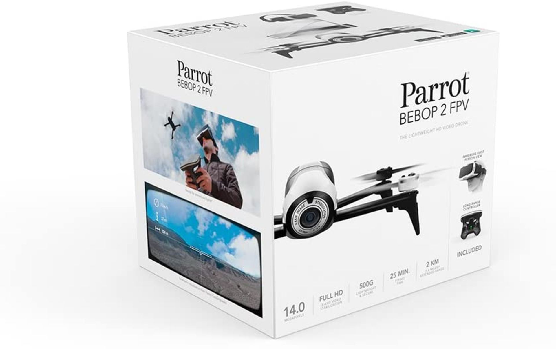 (R8) RRP £599.99. Parrot Bebop 2 FPV Compact HD Video Drone. 25 Mins Flying Time. 3-Axis Stabilizat - Image 2 of 14