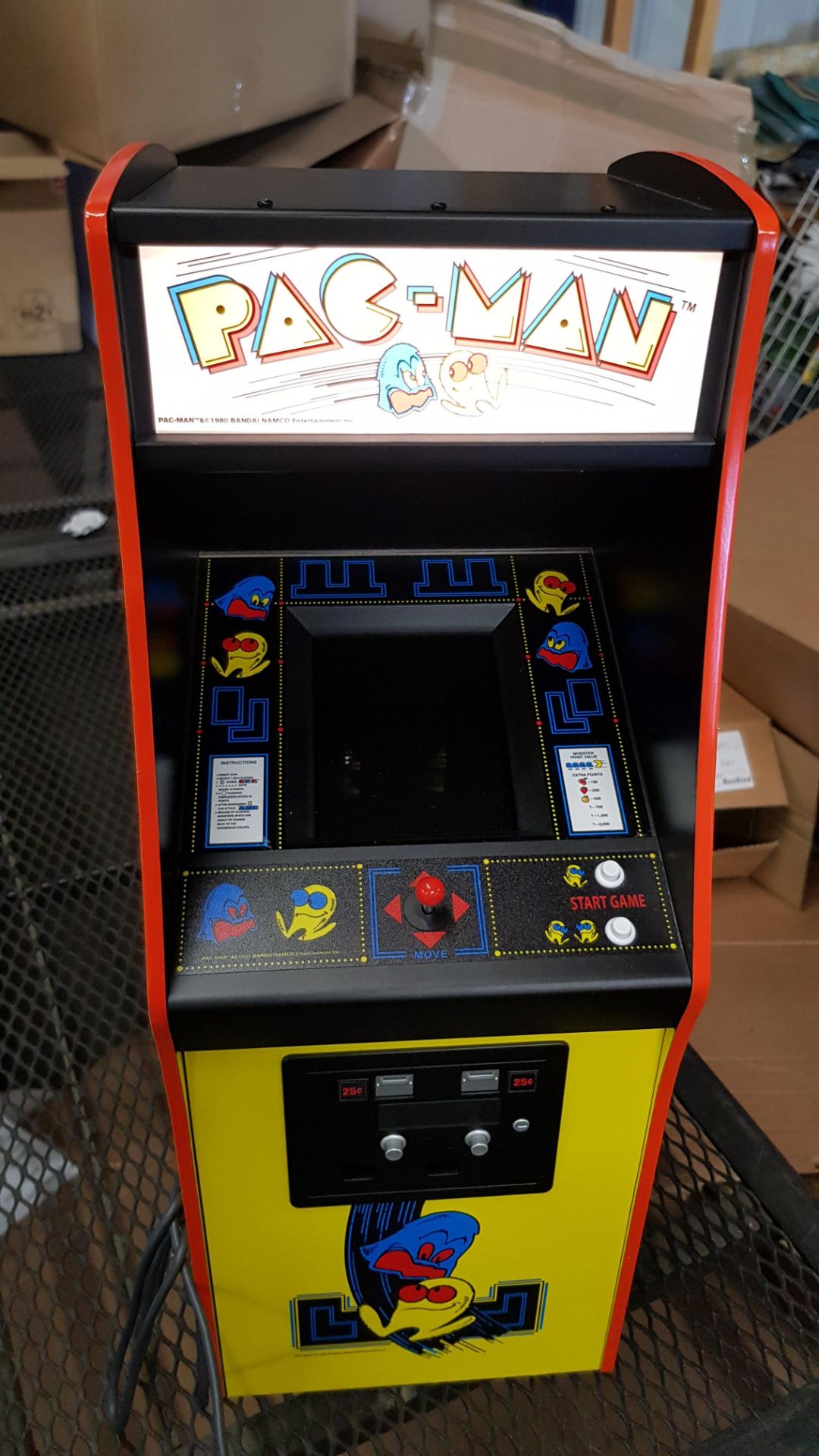 (R8) RRP £199. Numshull Quarter Arcades Pac-Man Replica Arcade Cabinet. (Unit Has Return To Manufac - Image 15 of 16