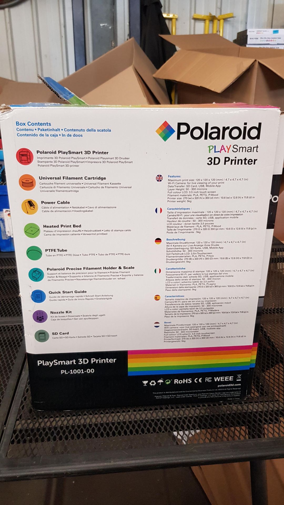 (R8) RRP £499. Polaroid Play Smart 3D Printer PL-1001-00. Maximum Print Size: (120x 120x 120cm). Wi - Image 5 of 16