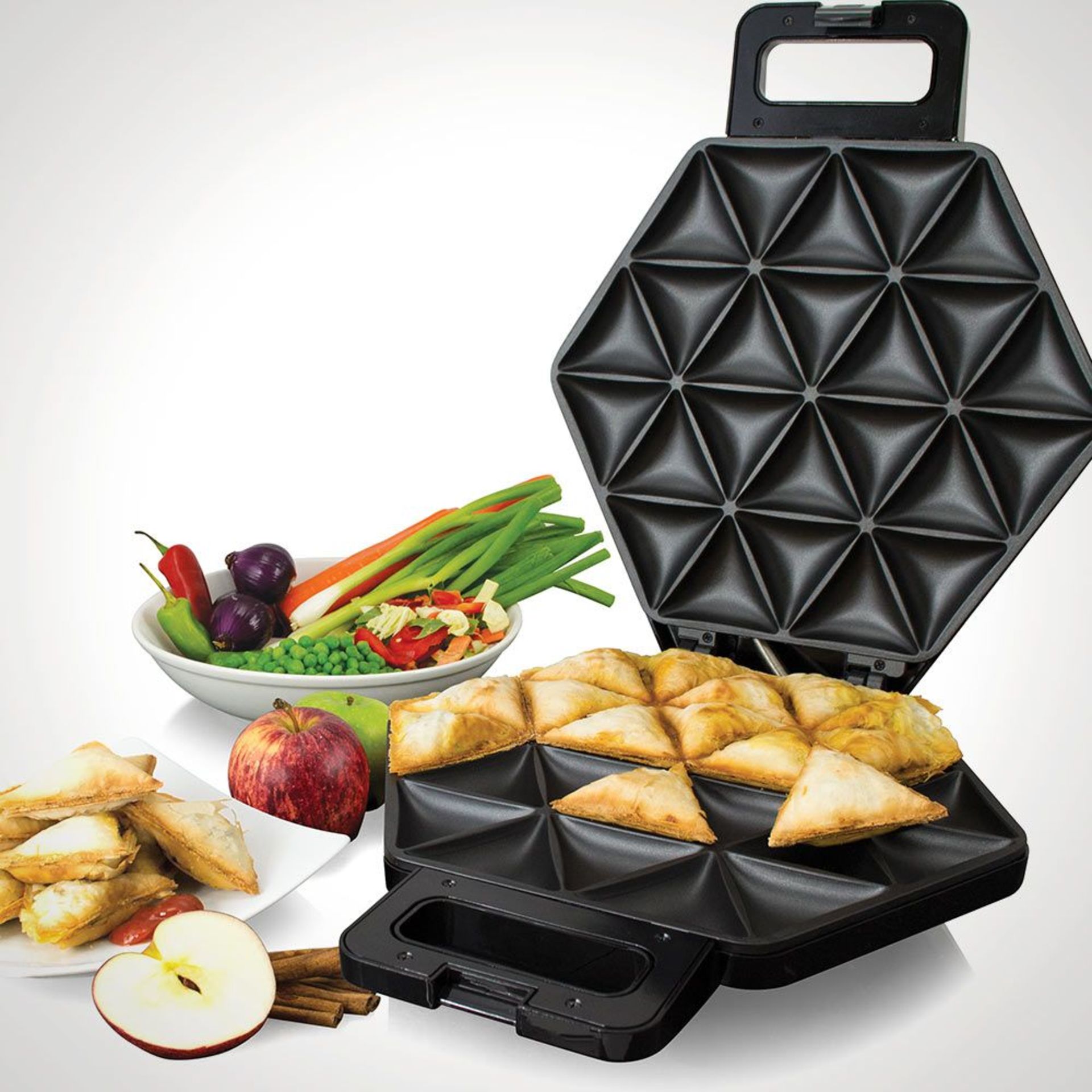 (8D) Lot RRP £118. 2x SMART Samosa Maker RRP £59 Each. Deep Fill 24 Pieces. (Units Have Return To M