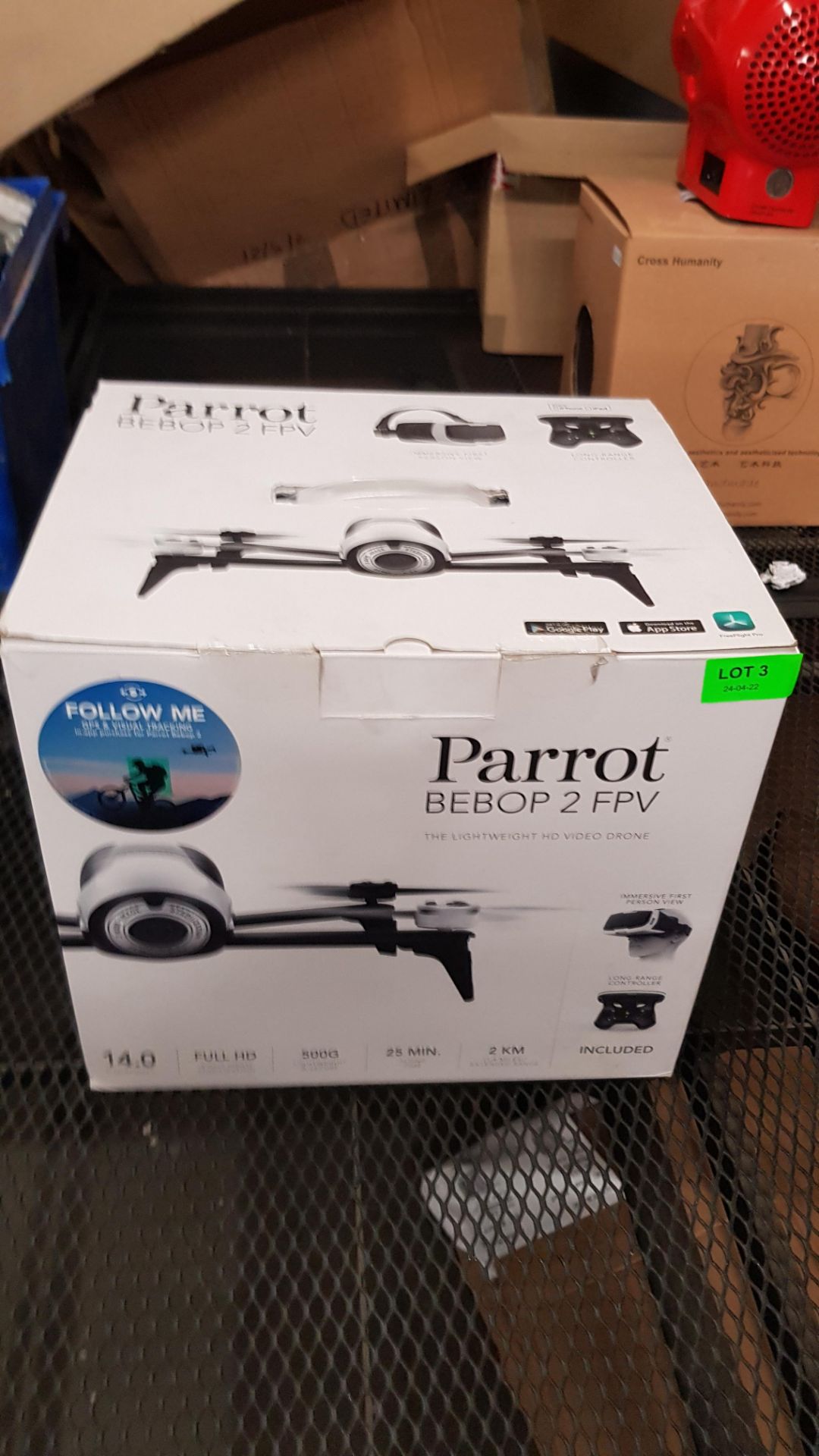 (R8) RRP £599.99. Parrot Bebop 2 FPV Compact HD Video Drone. 25 Mins Flying Time. 3-Axis Stabilizat - Image 4 of 14