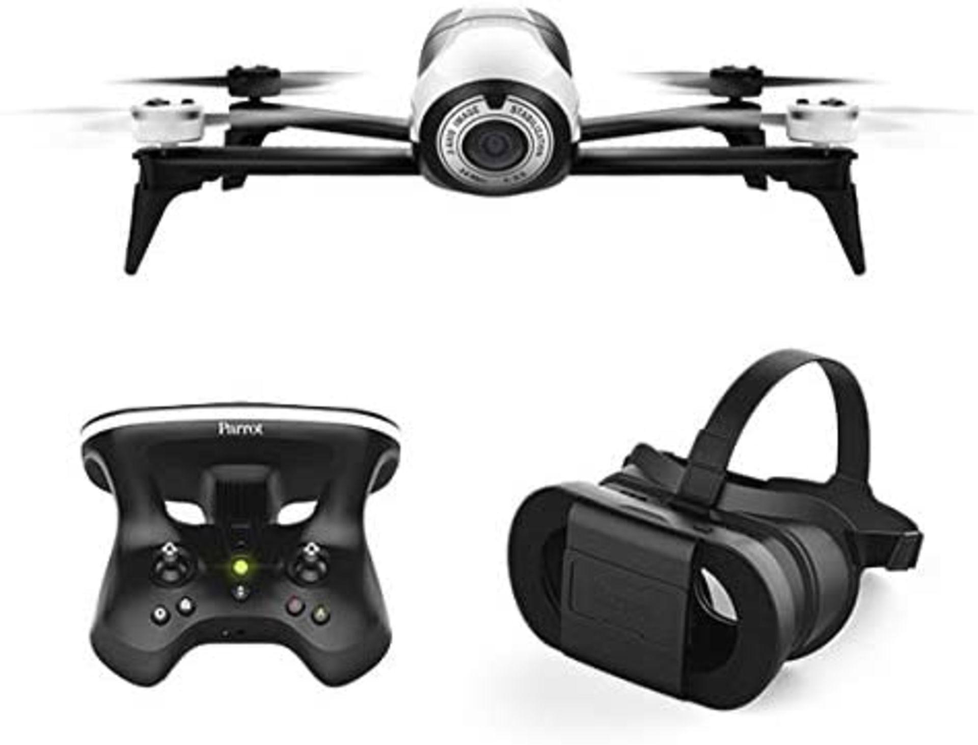 (R8) RRP £599.99. Parrot Bebop 2 FPV Compact HD Video Drone. 25 Mins Flying Time. 3-Axis Stabilizat