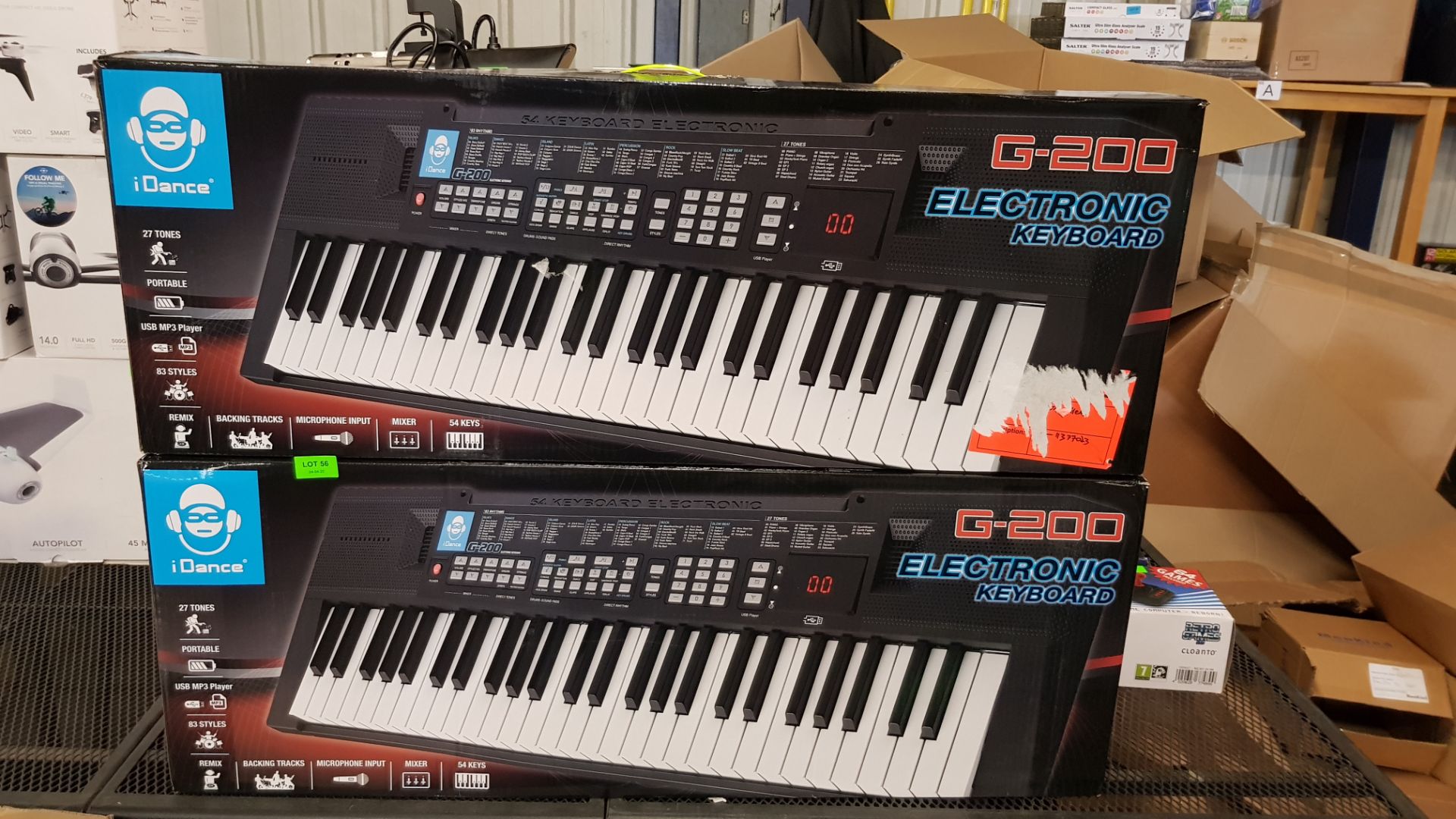 (R8) Lot RRP £118. 2x iDance G-200 Electronic Keyboard RRP £59 Each. ( Units Have Return To Manufac - Image 5 of 5