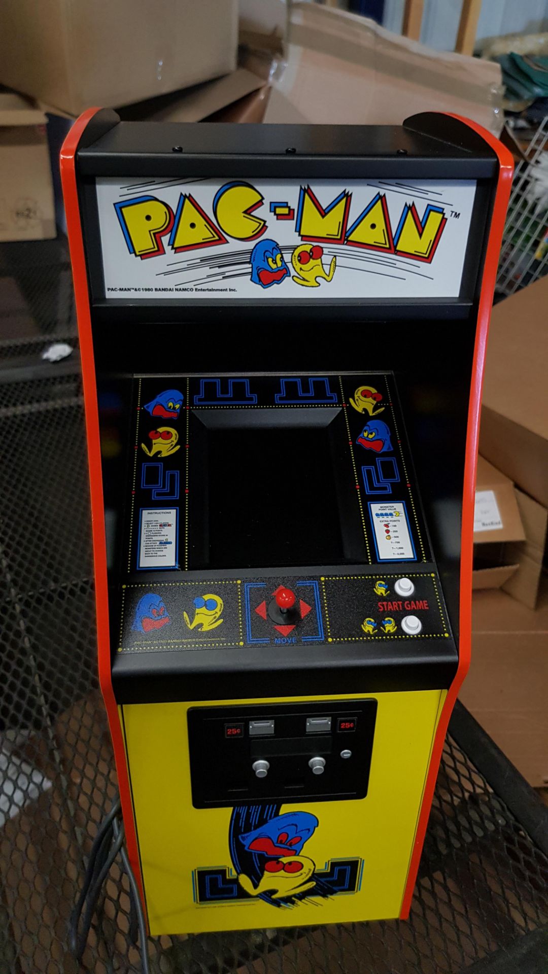 (R8) RRP £199. Numshull Quarter Arcades Pac-Man Replica Arcade Cabinet. (Unit Has Return To Manufac - Image 16 of 16