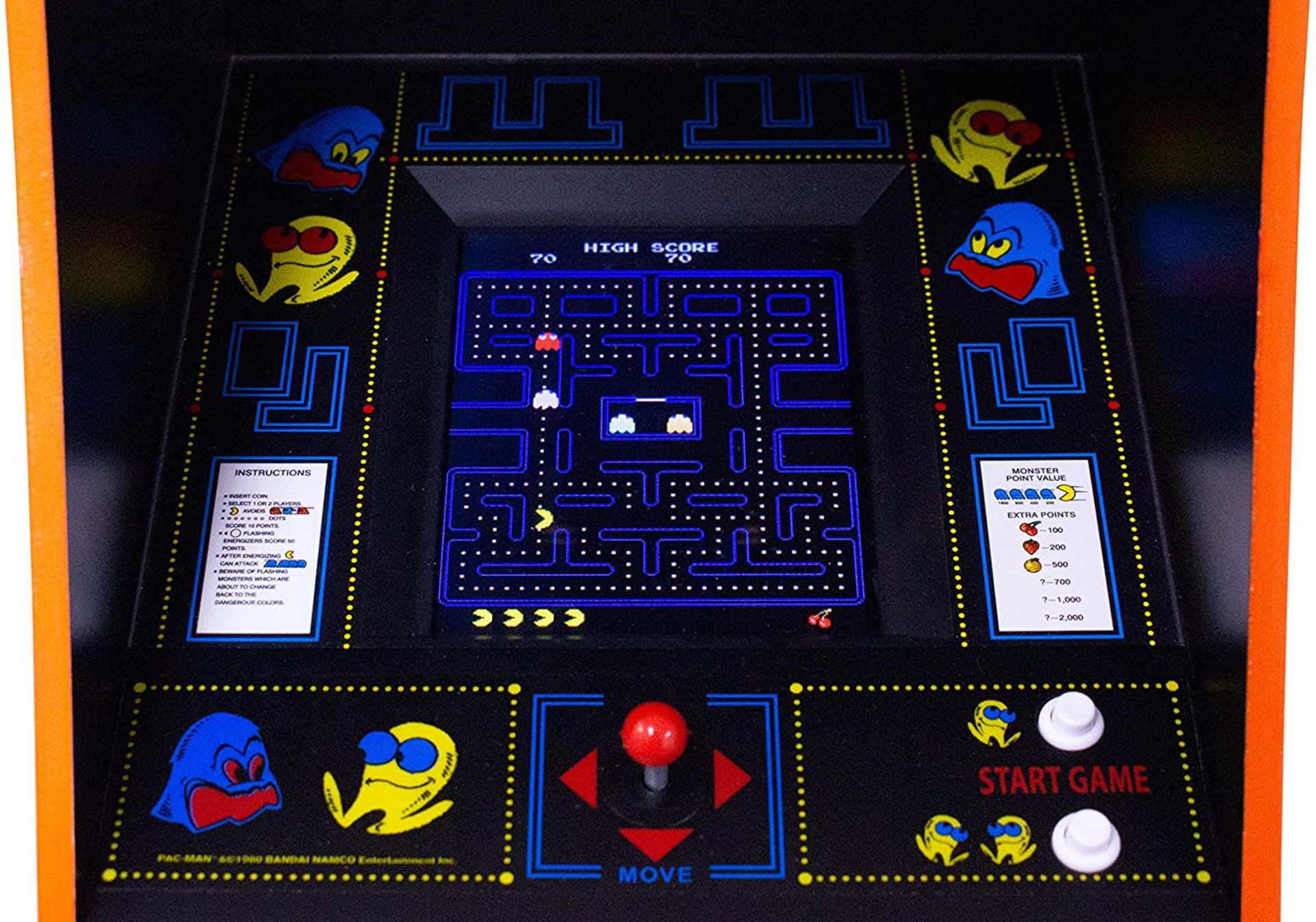 (R8) RRP £199. Numshull Quarter Arcades Pac-Man Replica Arcade Cabinet. (Unit Has Return To Manufac - Image 2 of 16