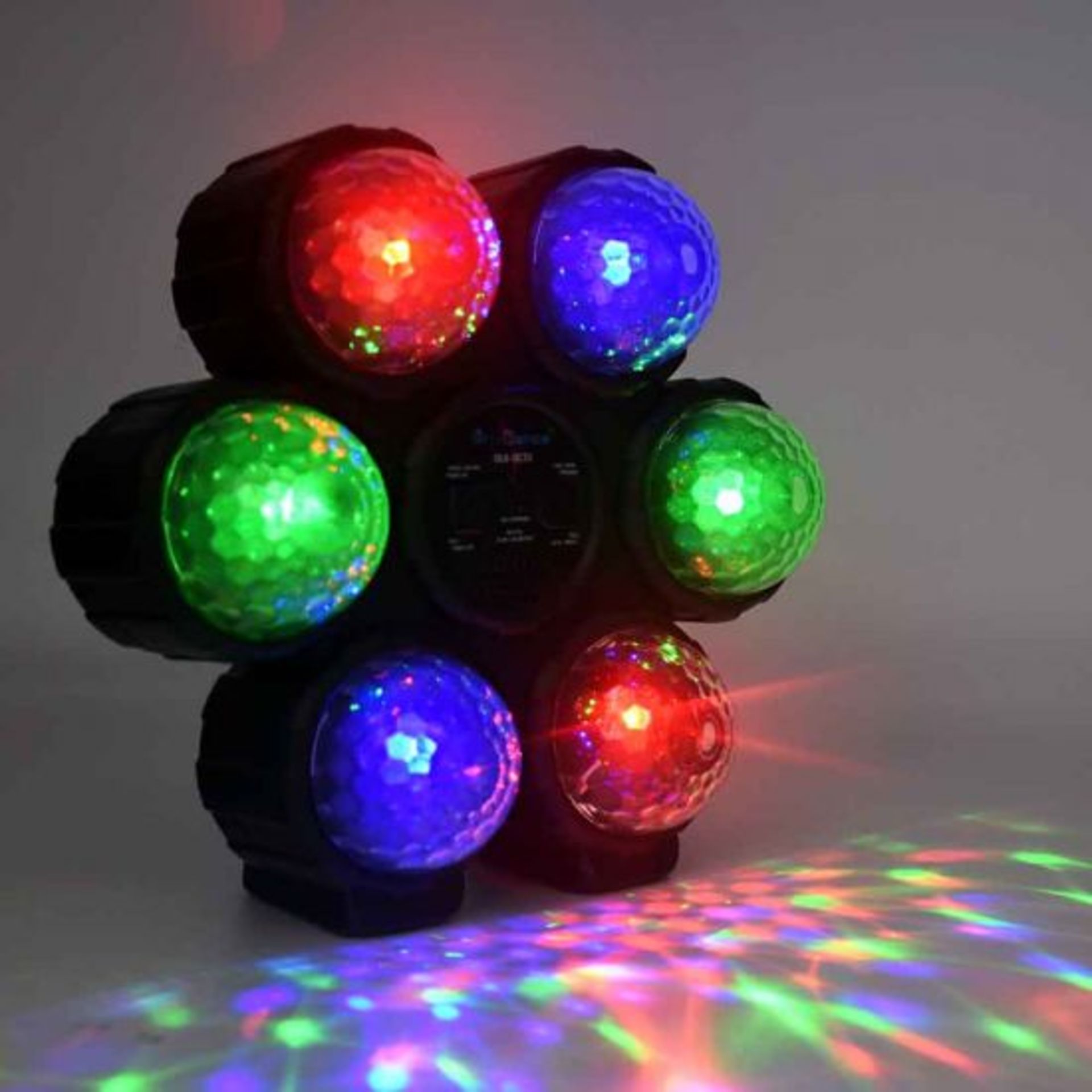 (7K) 17x Items. 4x iDance Disco Lights DL6-OCTO RRP £25 Each. 2x Red5 5m LED Strip Light RRP £25 Ea
