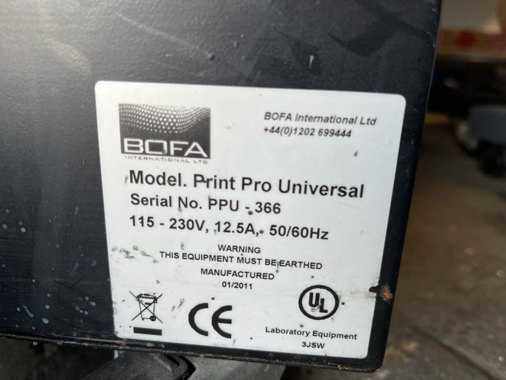 Print Pro Universal BOFA Extraction unit