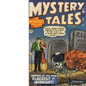 Mystery Tales Classic 50's Horror Comic Cover Reproduction Metal Art.