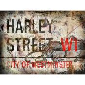 Harley Street Retro- Iconic London Street Signs