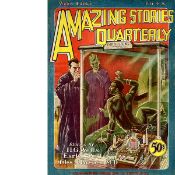 Amazing Stories Classic 50's Sci-Fi Comic Cover Reproduction Metal Art.