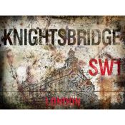 Knightsbridge Retro- Iconic London Street Signs