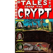 Tales Of The Crypt Designed Classic 50's Horror Comic Cover Reproduction Metal Art.