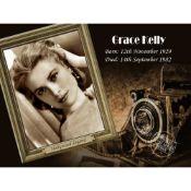 Grace Kelly Golden Age Of Hollywood Metal Art
