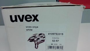 Uvex onyx white cycling helmet