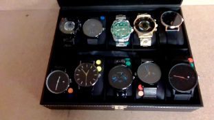 MIXTURE of gents watches 100 in total