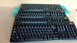 Selection of logitec keyboards 270 11 in total