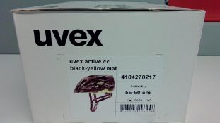 Uvex black /yellow mat 56-60cm