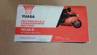 Yuasa motorcycle battery