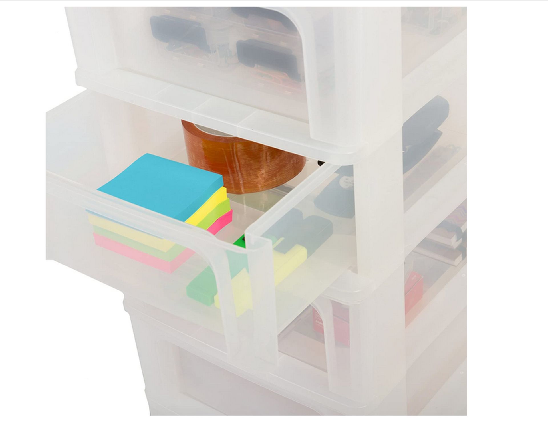 1 Pallet - 36 Packs of 1 x Plastic Organiser Chest - 2X4Lt, 1X7Lt - Ref No 14 - Image 2 of 4