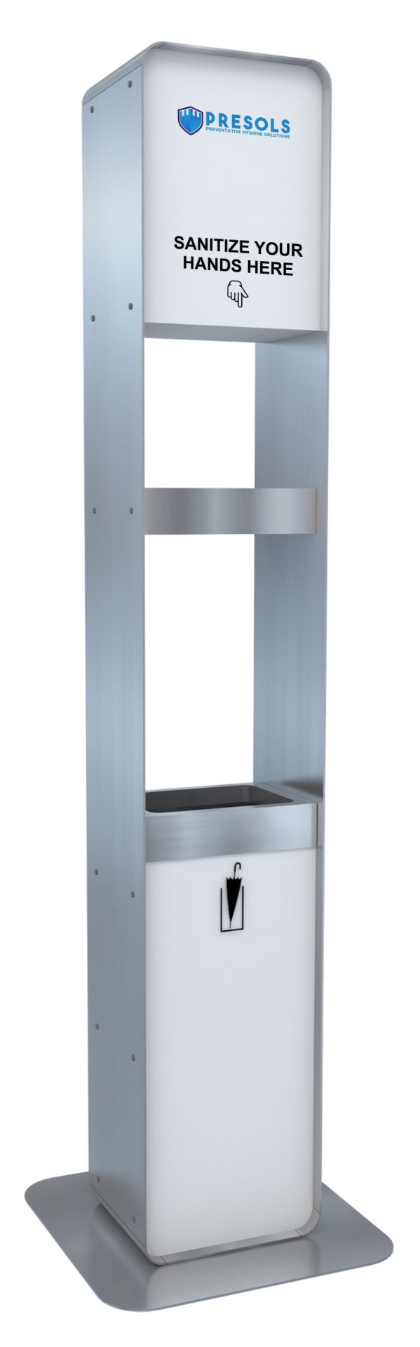 Presols Free Standing Sanitisation Station | Sensor Based Automatic Dispenser | Stainless Steel - Image 2 of 6