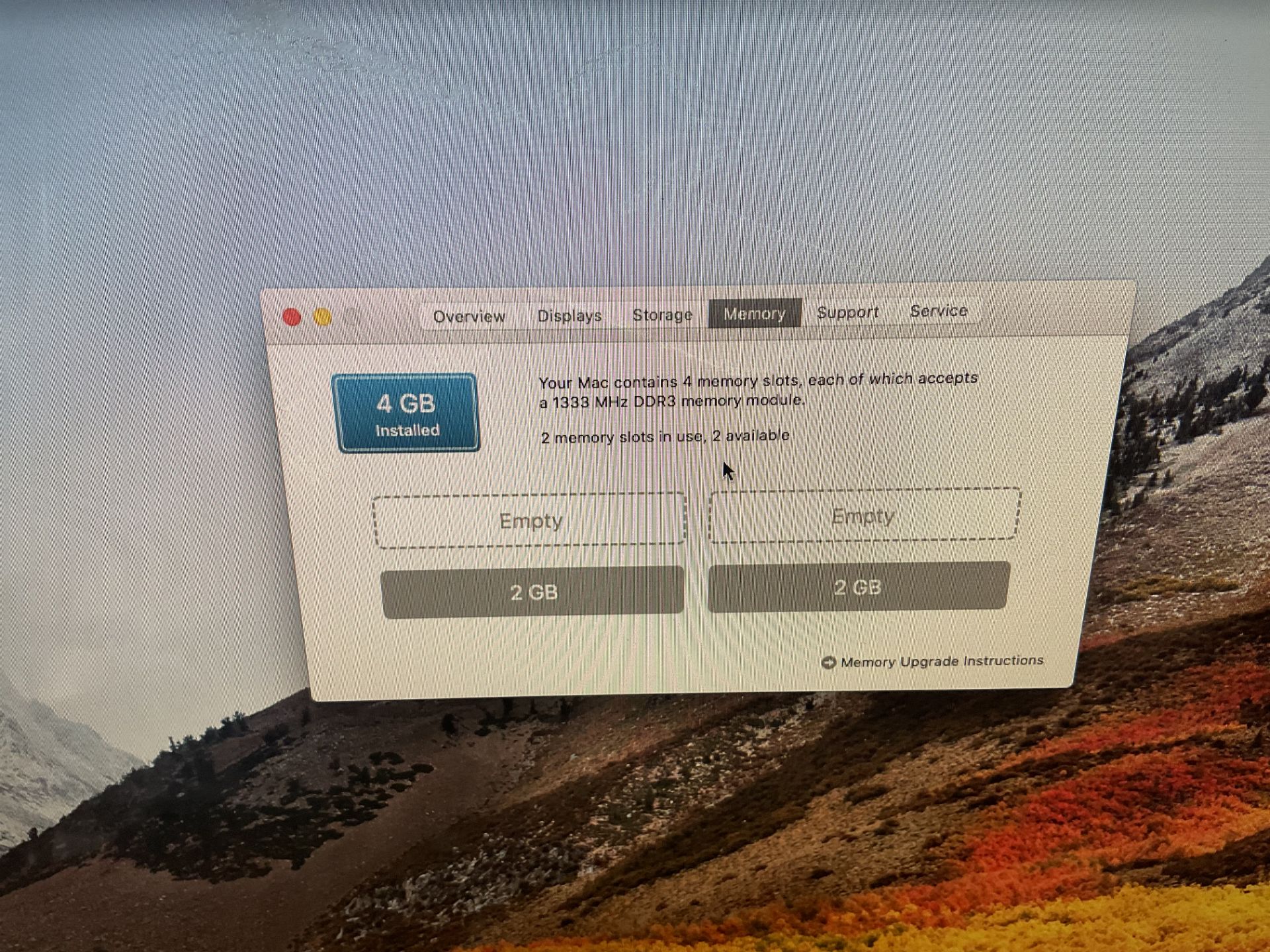Apple iMac 21.5"""" OS x High Sierra Intel Core I3 4Gb Memory 500Gb Hard Drive Radeon 4670 office - Image 5 of 5